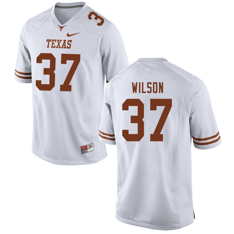Men #37 Doak Wilson Texas Longhorns College Football Jerseys Sale-White